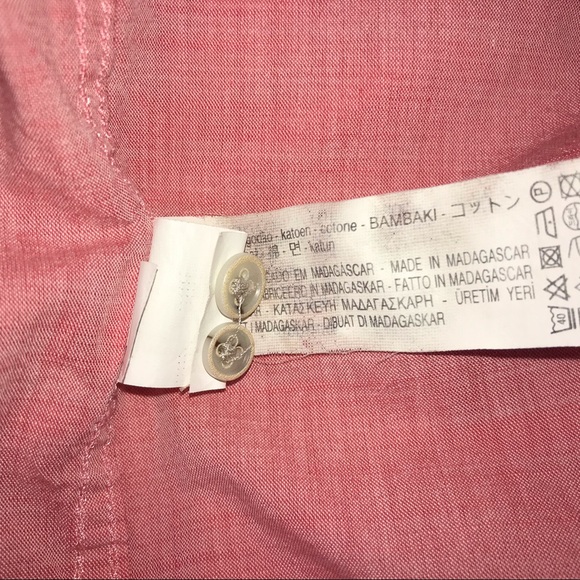 ZARA MAN regular fit Long Sleeve button down dress shirt LARGE - Picture 9 of 14
